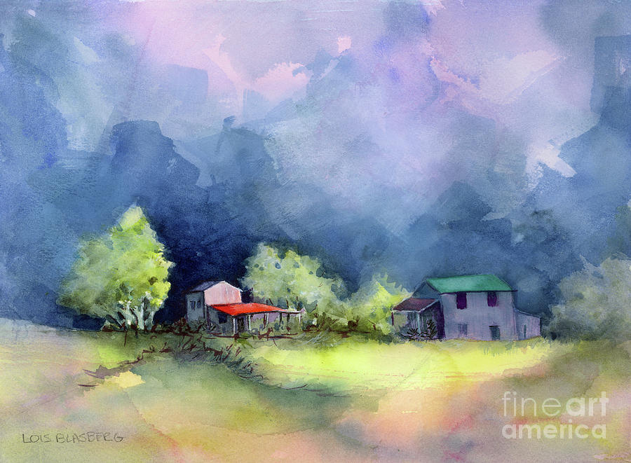 Road to Mom and Dads Painting by Lois Blasberg