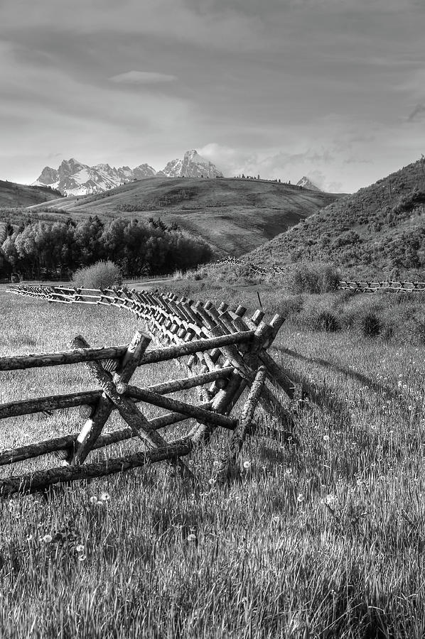 Road To Tetons Photograph by Randall Dill