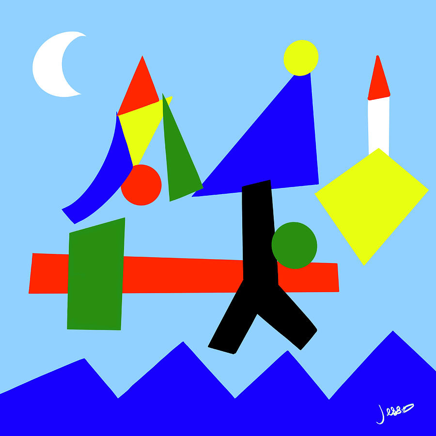 Rocket Ship Digital Art by The Dreamers Outlet