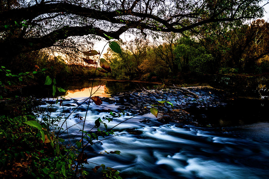 Rockland Falls at Dusk Photograph by Anthony Hightower
