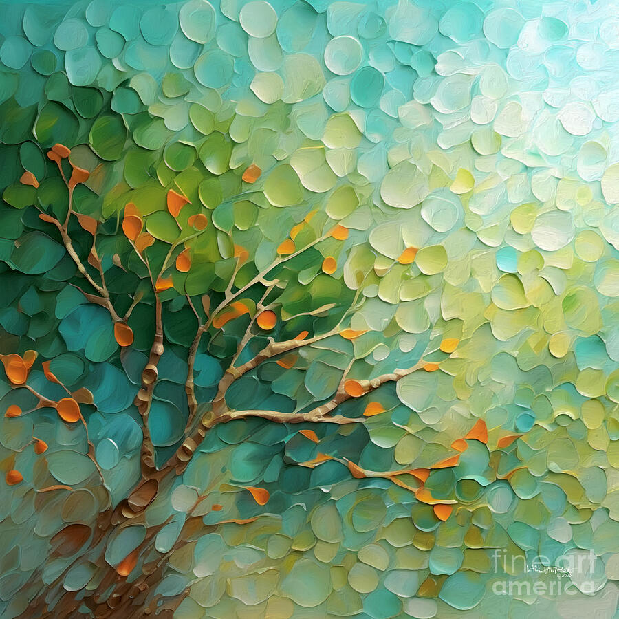 Romans 8 32. All Things in Jesus. Bible Verse Christian Inspiration Scripture Wall Art Painting by Mark Lawrence