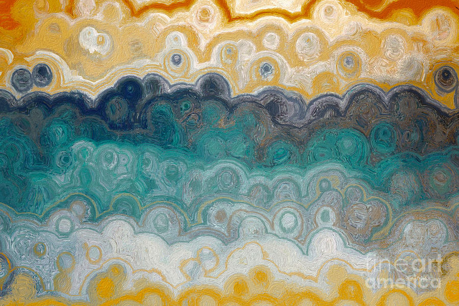 Romans 8 6. Spiritually Minded. Painting by Mark Lawrence