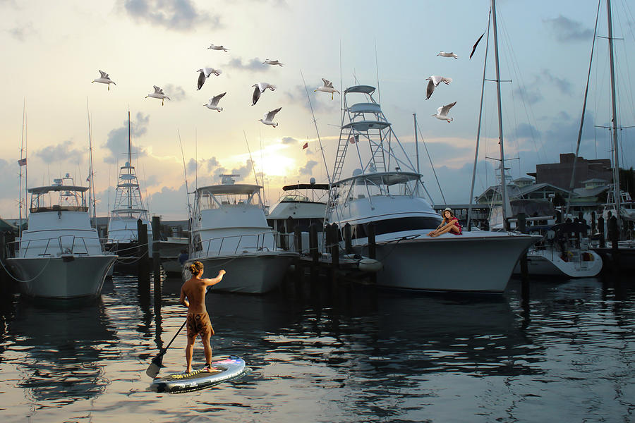 Romantic Evening Photograph by Alison Frank