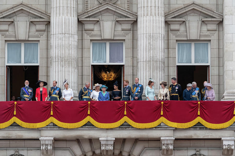 Royal Family for RAF 100 Photograph by Andrew Lalchan