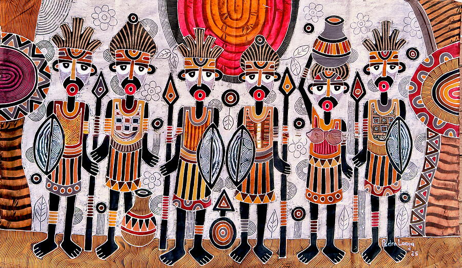 Royal Guards Painting by Pedro Langa