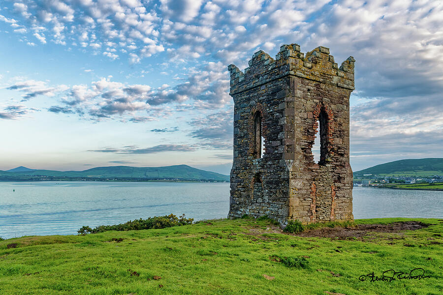 Ruins at Husseys Folly, Dingle Bay Photograph by Steven Dos Remedios