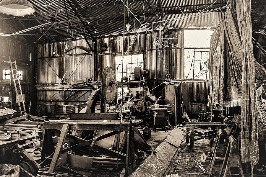 Run Down Shop2 Photograph by John Linnemeyer