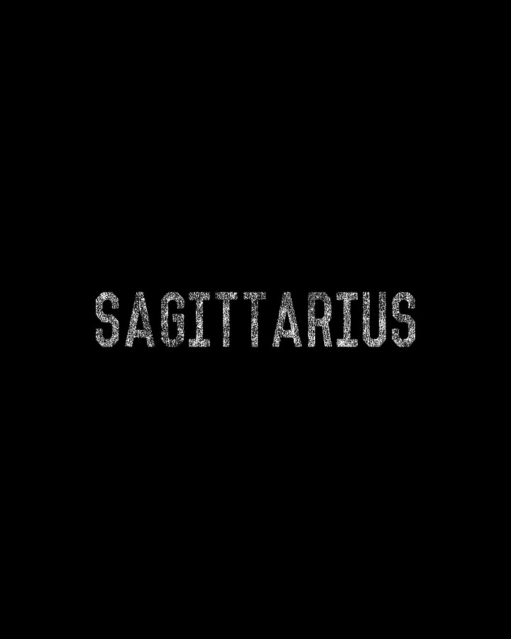 Sagittarius Retro Digital Art by Flippin Sweet Gear