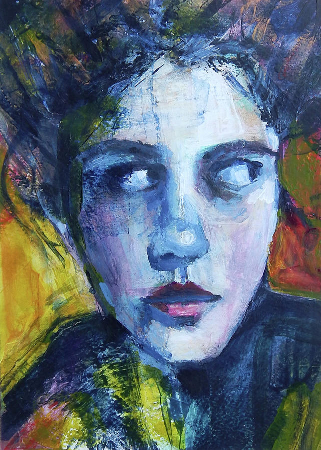 Sally Side Eye Mixed Media by Mary Conner