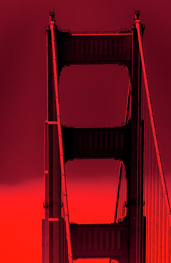 San Francisco Golden Gate Bridge California 0547 Photograph by Neptune Images