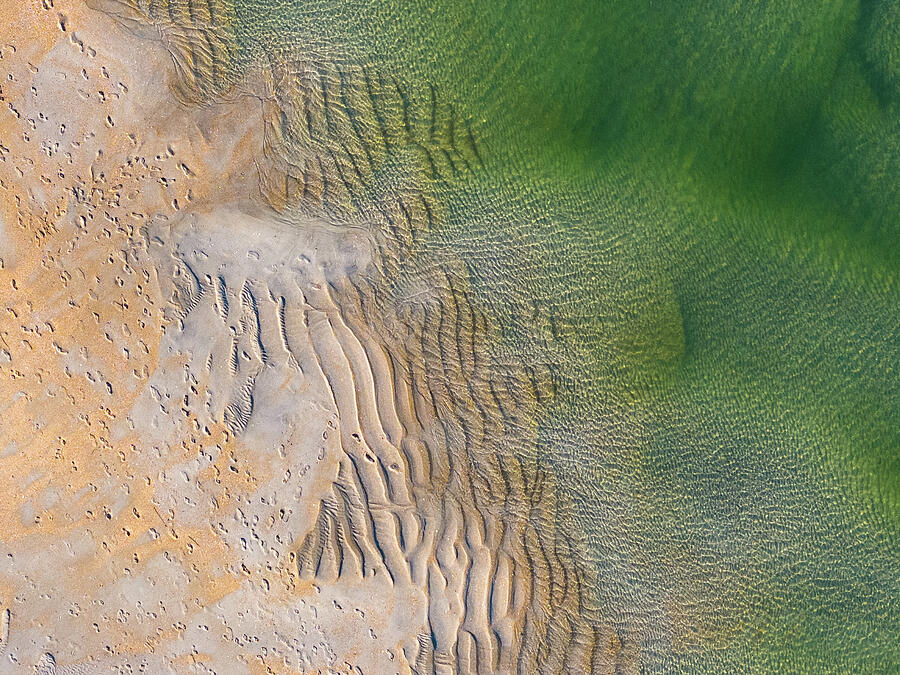 Sand Art Photograph by Oceanic SkyView