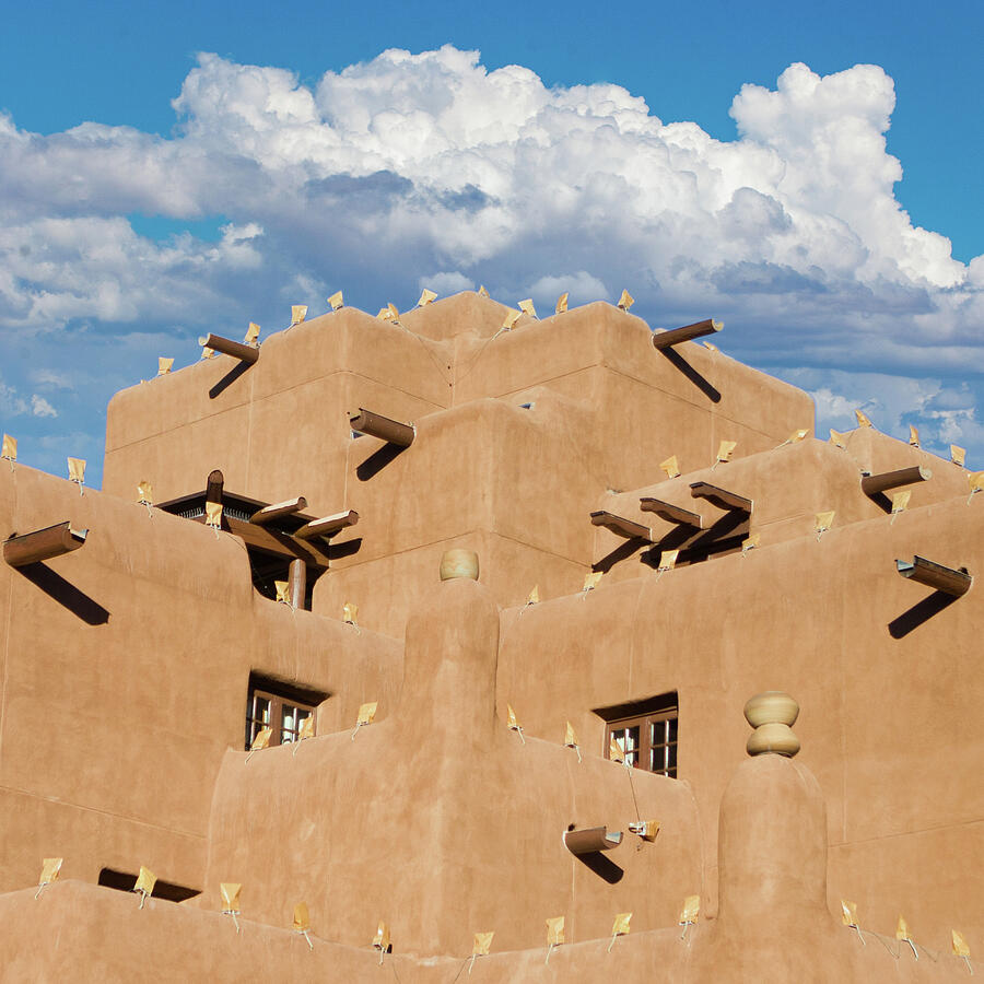 Santa Fe Adobe Photograph by Howard Holley