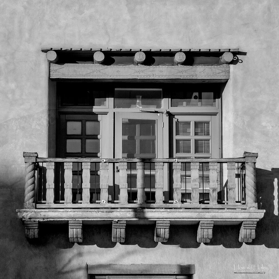 Santa Fe Balcony Photograph by Howard Holley