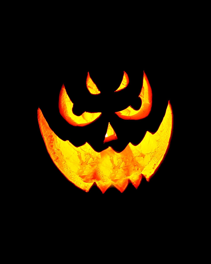Scary Glowing Pumpkin Halloween Costume Digital Art by Flippin Sweet Gear