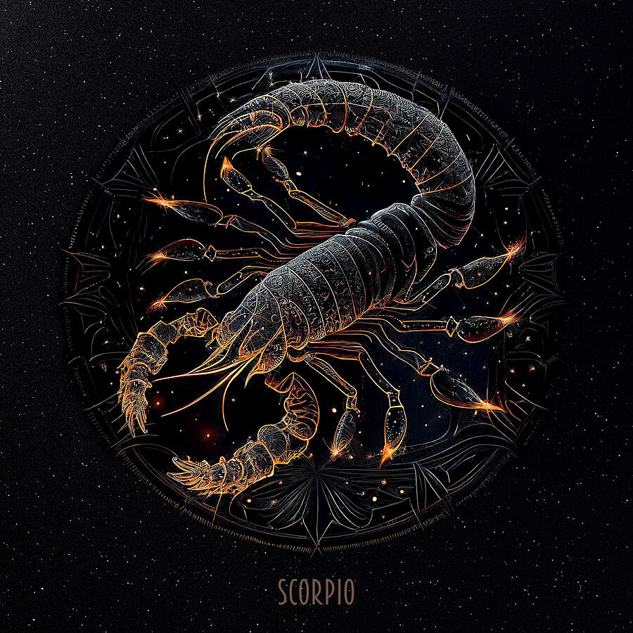 Scorpio Zodiac Sign by James DeFazio