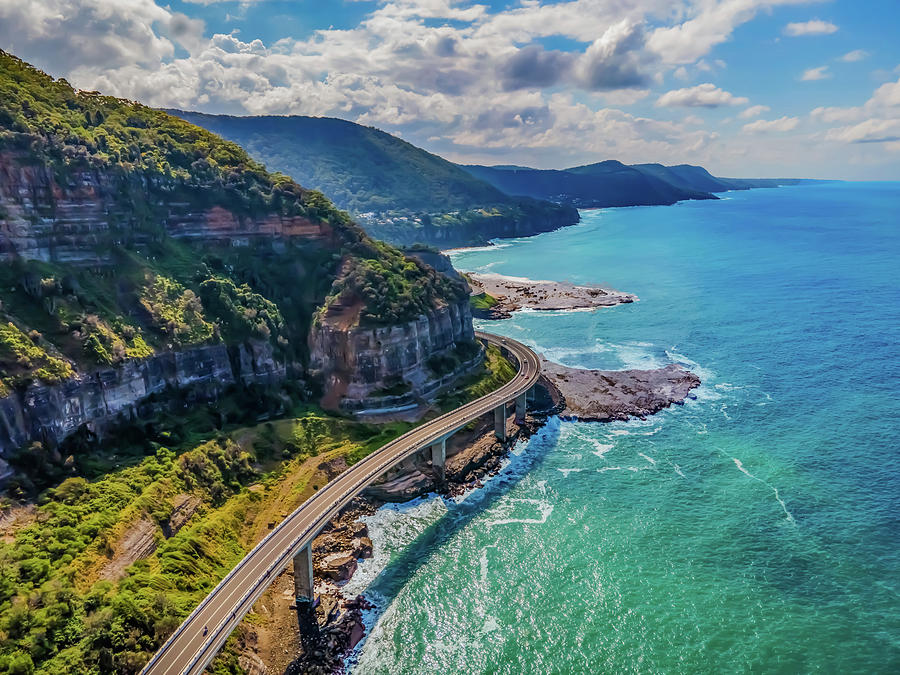 Sea Cliff Bridge No 7 #1 Photograph by Andre Petrov
