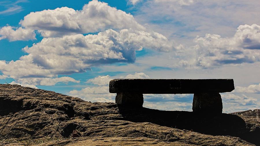 Sea Side Bench1 Photograph by John Linnemeyer
