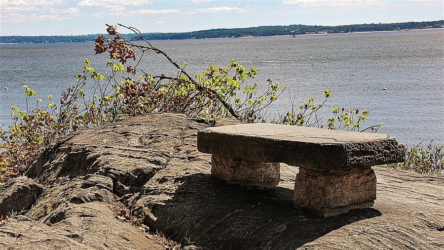Sea Side Bench2 Photograph by John Linnemeyer