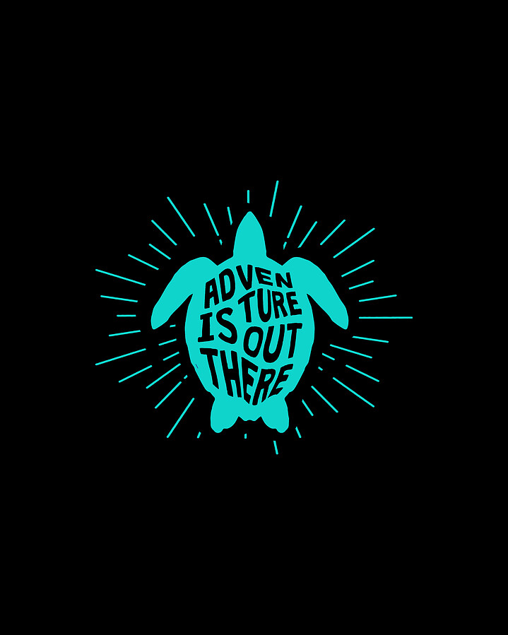 Sea Turtle Adventure is Out There Digital Art by Flippin Sweet Gear