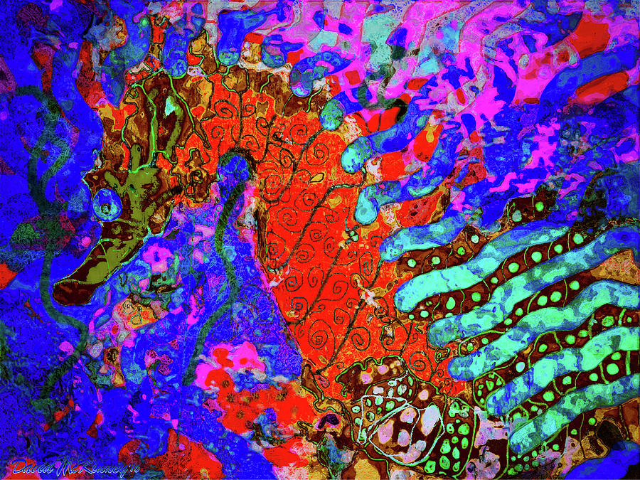 Seahorse Digital Art by David McKinney