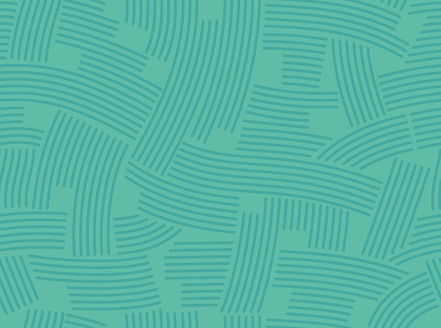 Seamless Green Field Planting Agriculture Lines Background Drawing by Filo