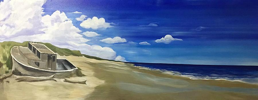 Seascape Series Drawing by Xueqi Bao