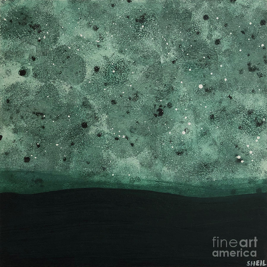 Seed Painting by Amanda Sheil