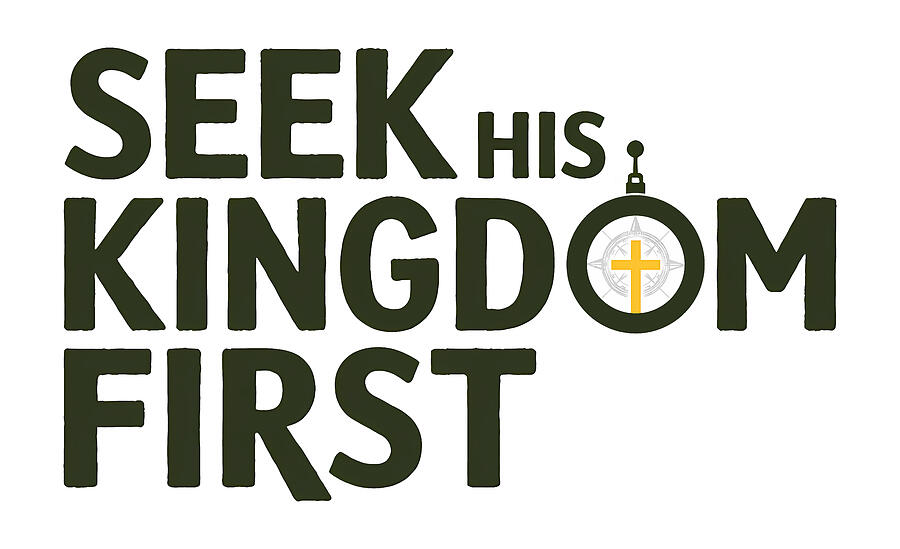 Seek His Kingdom First Digital Art by Reeves Abram - Pastor Reeves Studio - Metal Posters