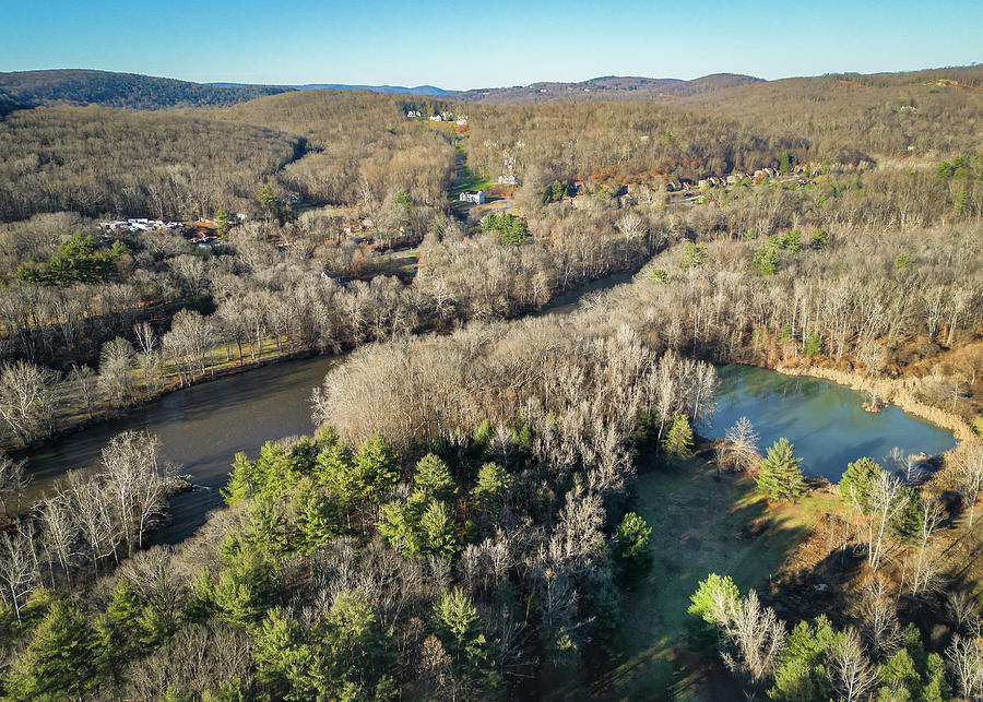 Sega Meadows by Air Photograph by Dave King