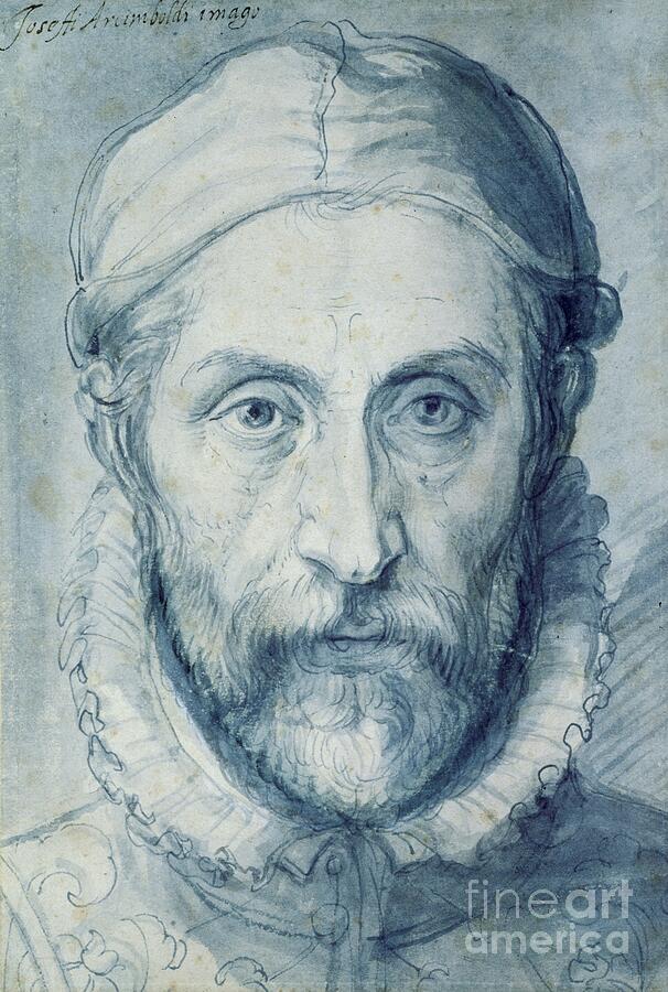 Giuseppe Arcimboldo, Self-Portrait Drawing