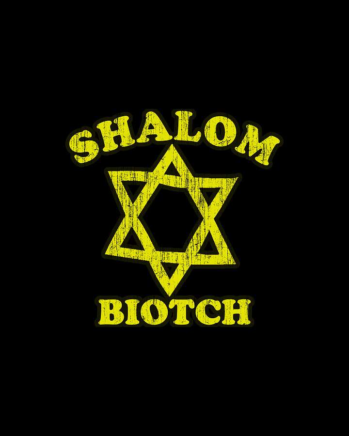 Shalom Biotch Funny Jewish Digital Art by Flippin Sweet Gear