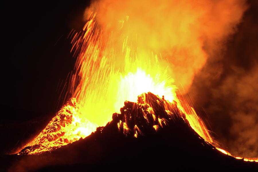 Shattered fire Photograph by Christopher Mathews