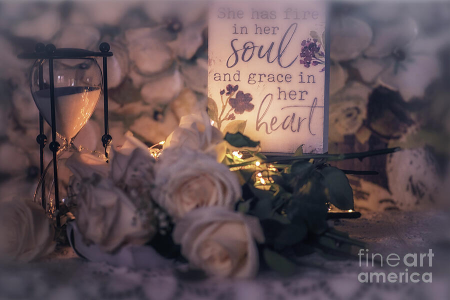 She Has Fire In Her Soul and Grace In Her Heart Photograph by Mary Lou Chmura