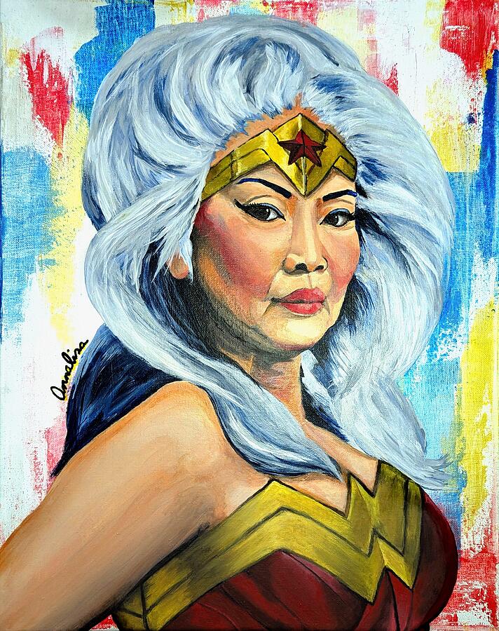 Shes a Wonder Painting by Annalisa Rivera-Franz