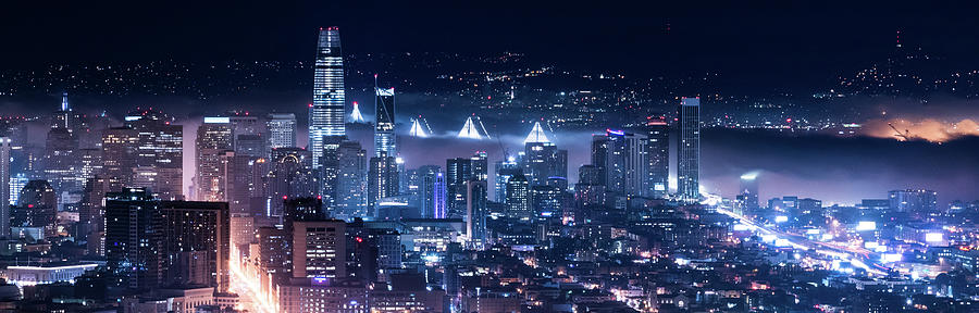 Ships at Sea Photograph by Louis Raphael