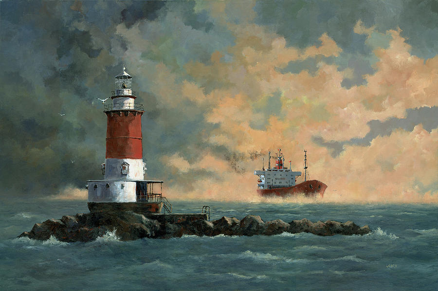 Shoal Painting by Robert Loder Jr