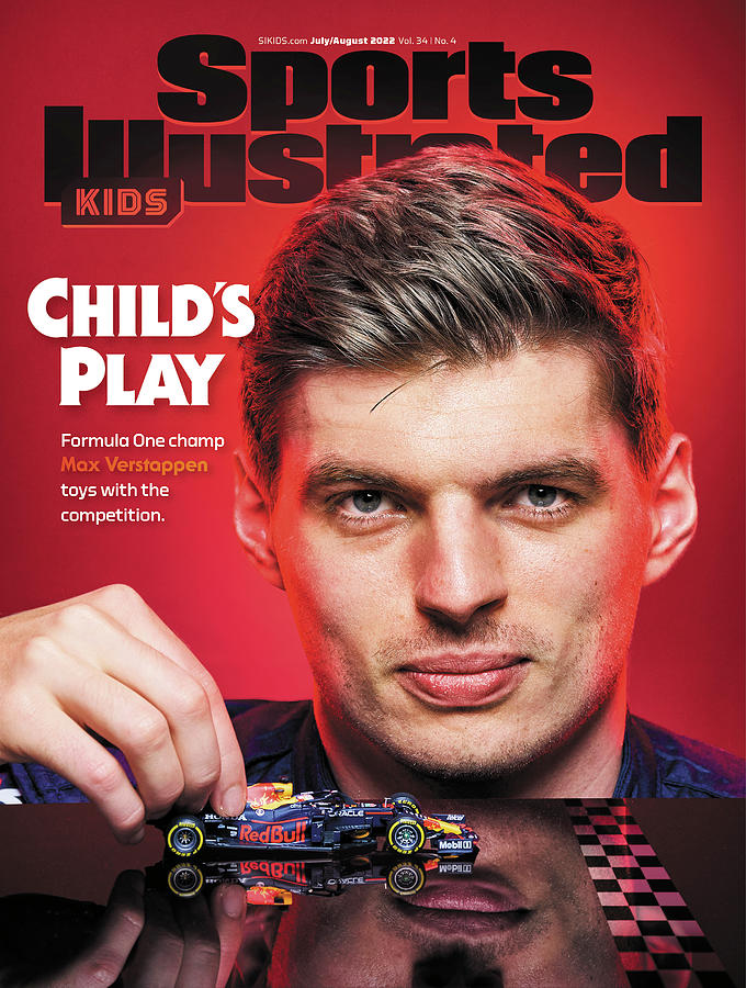 Max Verstappen on Sports Illustrated Cover Photograph - SI Kids - Max Verstappen Issue Cover by Sports Illustrated