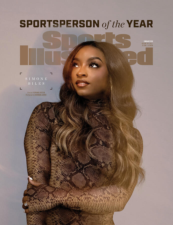 Simone Biles on Sports Illustrated Cover Photograph - Simone Biles, SI Sportsperson of the Year Issue Cover by Sports Illustrated