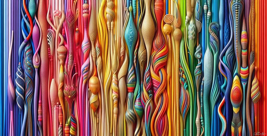 Sinews 2 Digital Art by Colin Hardman