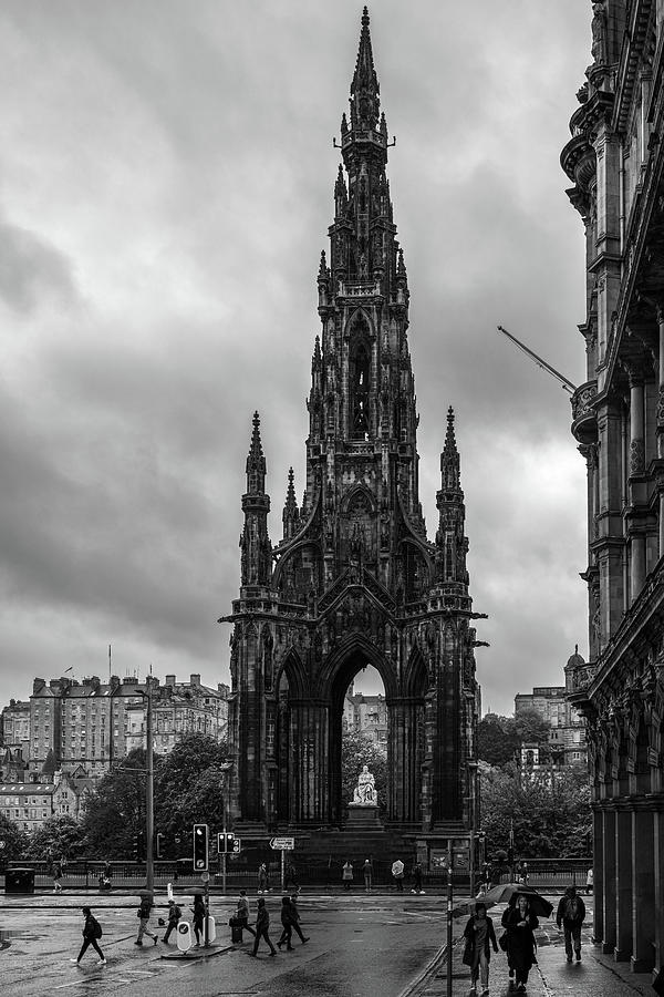 Sir Walter Scott Monument Photograph by Web Browning