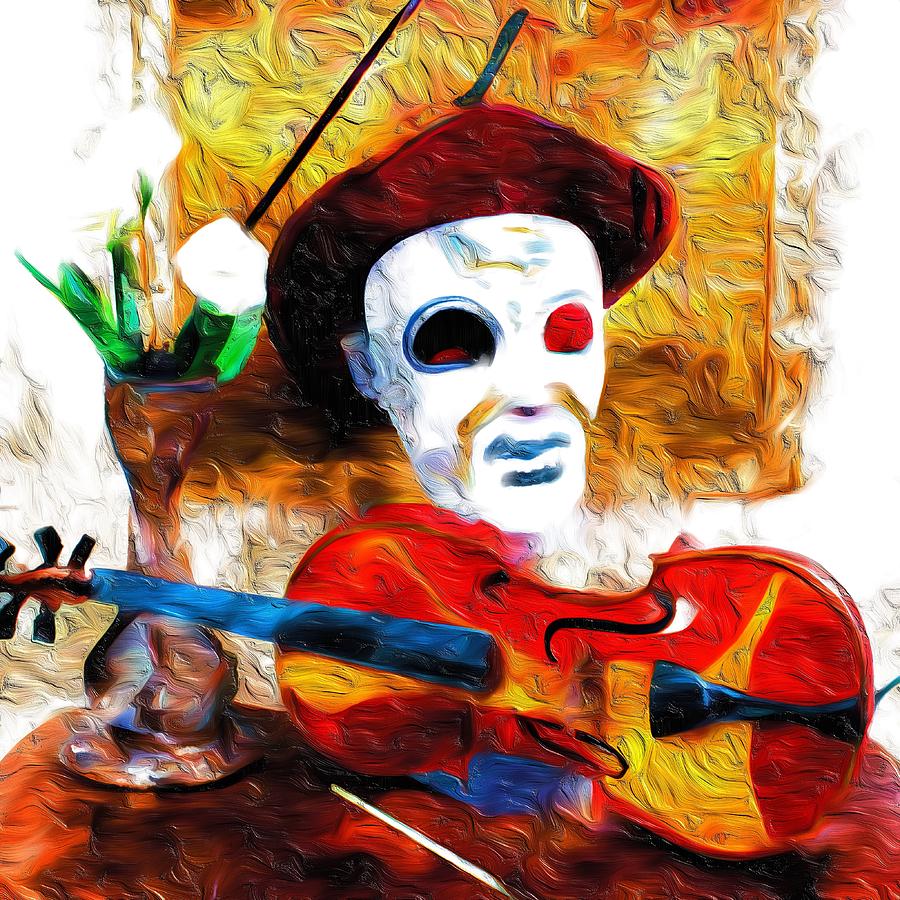 Skeletoncihi Muse One Mixed Media by Bencasso B