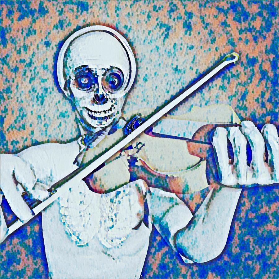 Skeletoncihi Savior Mixed Media by Bencasso B