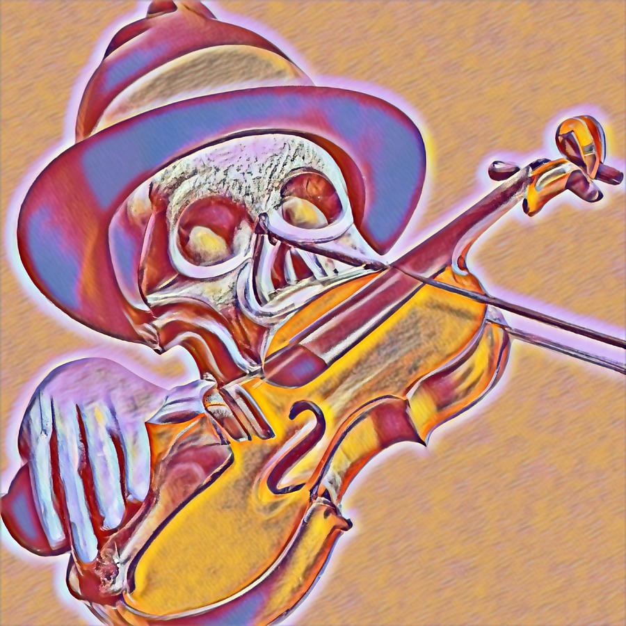Skeletonichij Jones Mixed Media by Bencasso B