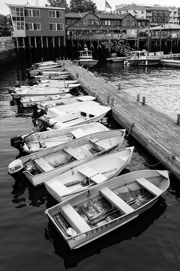 Skiffs in Bar Harbor Photograph by Craig A Walker