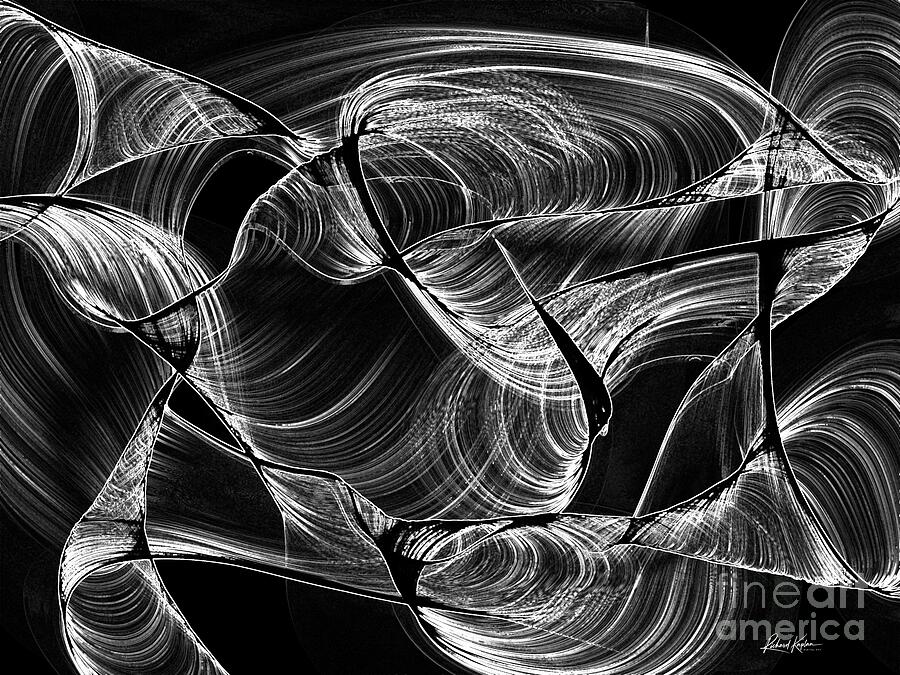 Slinking Along Ai Art by Ricky Kaplan - Metal Posters
