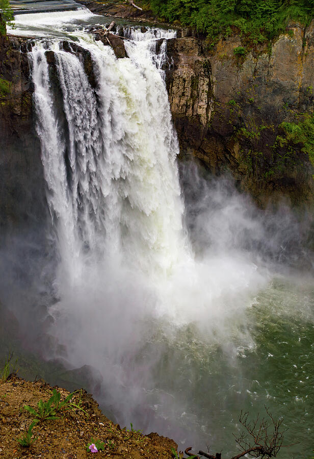 Snoqualmie Falls in Summer Photograph by Tommy Farnsworth