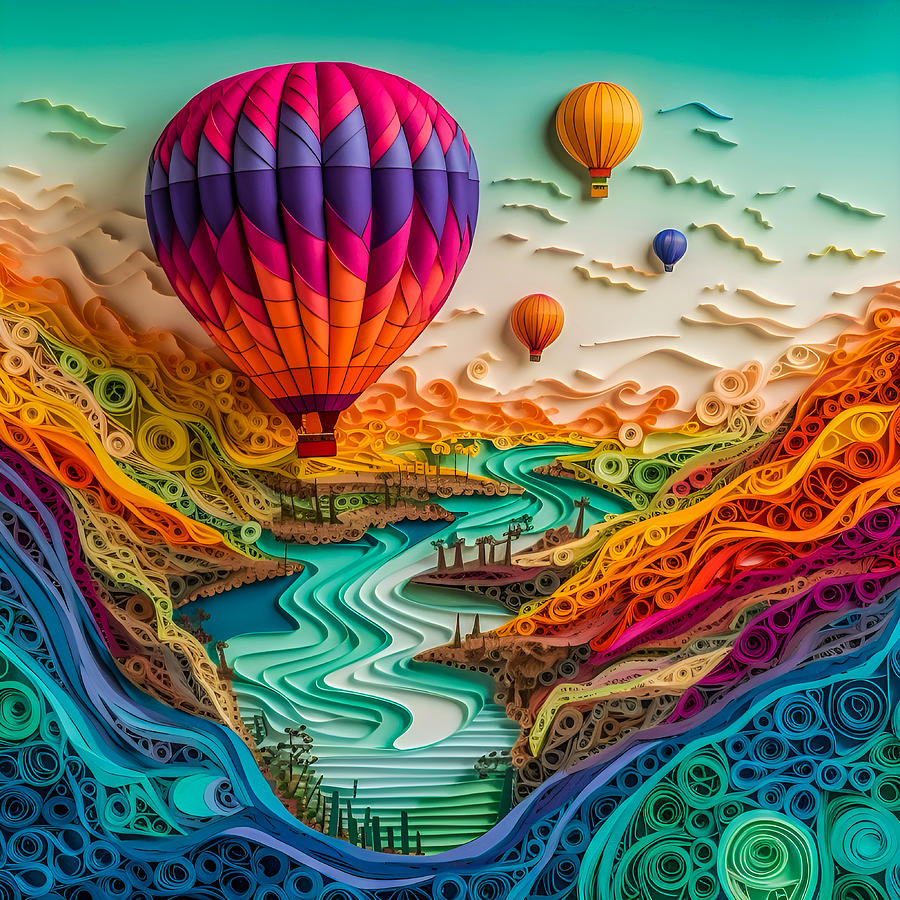 Soar Digital Art by Paul Charles