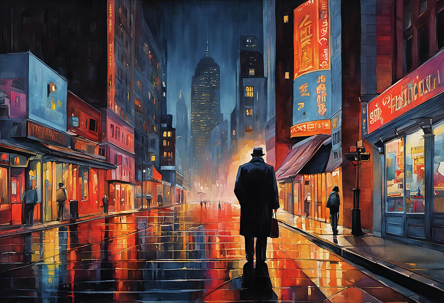 Solitary Man Digital Art by Deb Beausoleil