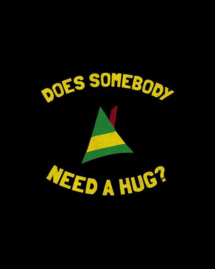Somebody Need A Hug Retro Digital Art by Flippin Sweet Gear