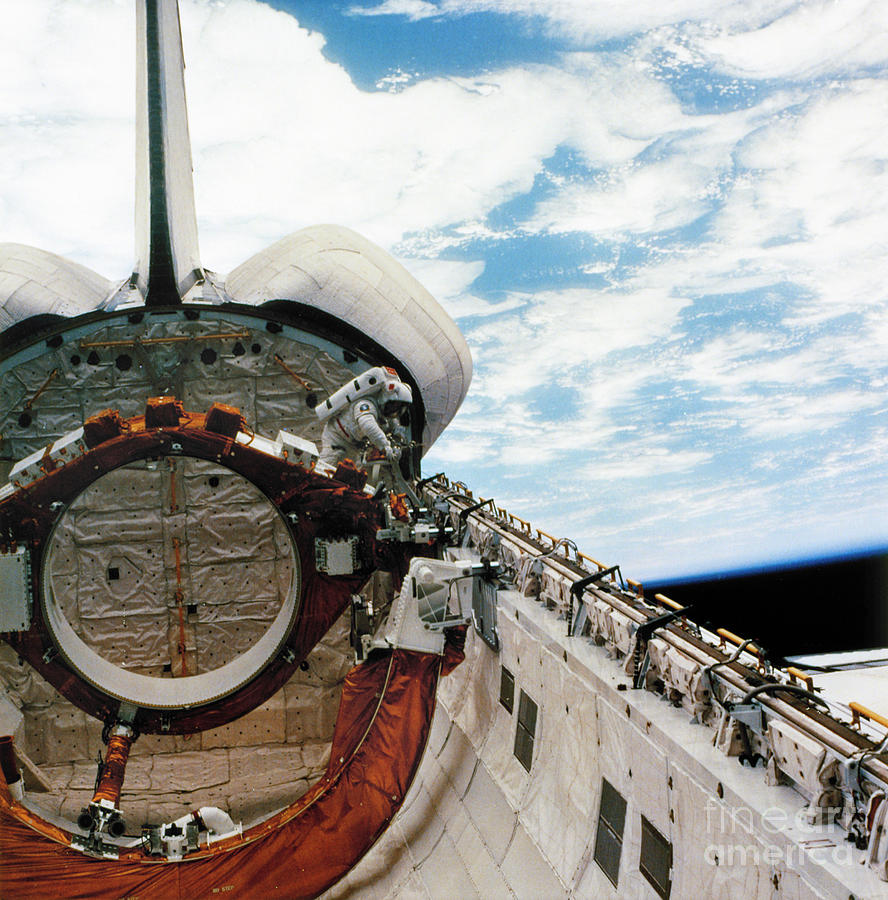 Space Shuttle Challenger Extravehicular Activity, 1983 by Granger